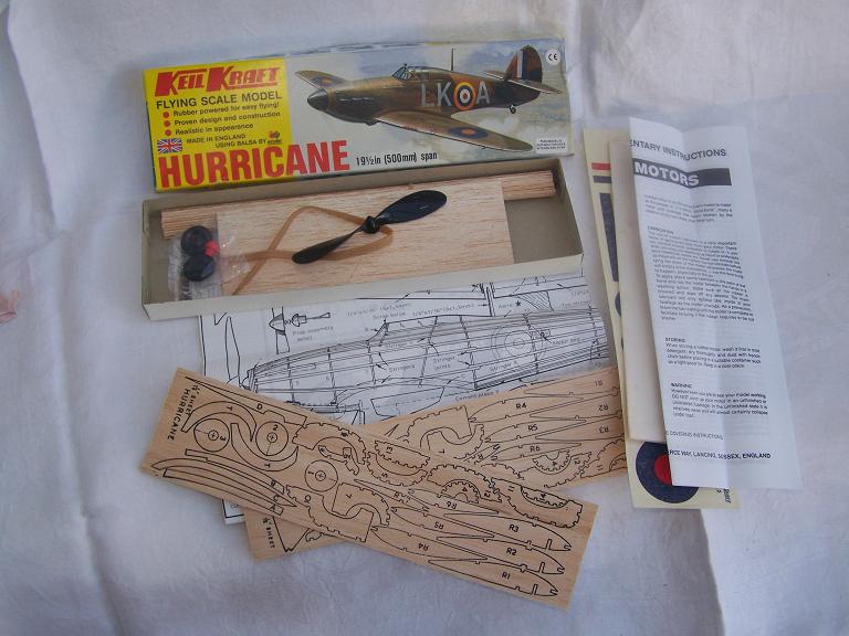 Keil Kraft Hurricane flying scale model