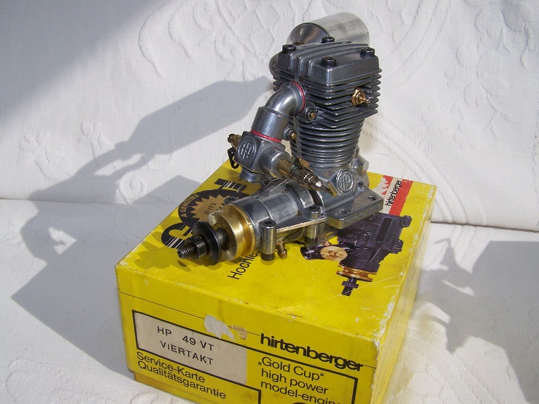 Has an unusual rotary valve for inlet / exhaust.