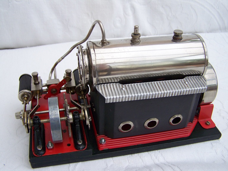 Mounted on a wooden base.